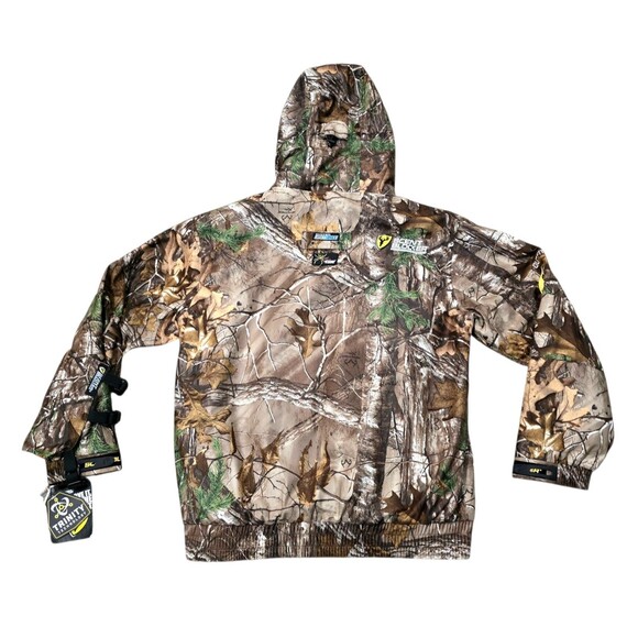 Scent Blocker Outfitter Jacket Mens Size Large Hooded Camo Hunting Apparel - Picture 2 of 16